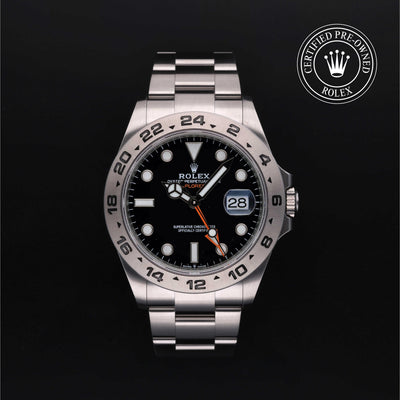 Rolex CPO Explorer M226570 front on white background
