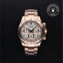 Rolex Certified Pre-owned Daytona M116505-0005 front on black background
