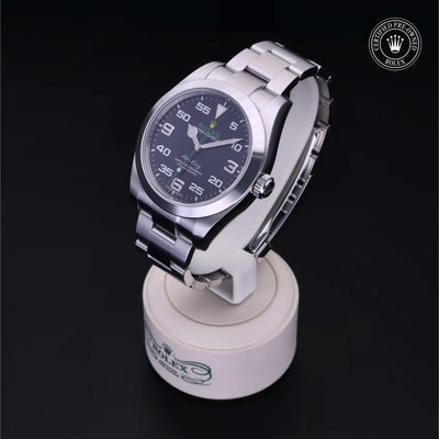 Rolex CPO Air-King M116900 front on white background