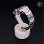 Rolex Certified Pre-owned Explorer M216570-0001 front on black background