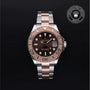 Rolex Certified Pre-owned Yacht-Master M268621-0003 front on black background