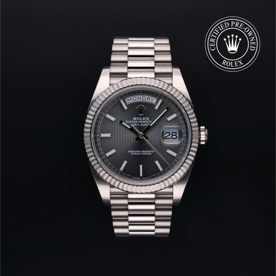 Rolex CPO Day-date M228239 front on white background