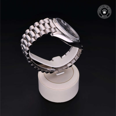 Rolex CPO Day-date M228239 front on white background