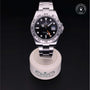 Rolex Certified Pre-owned Explorer II M216570-0002 front on black background