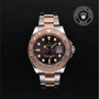 Rolex Certified Pre-owned Yacht-Master M116621-0001 front on black background