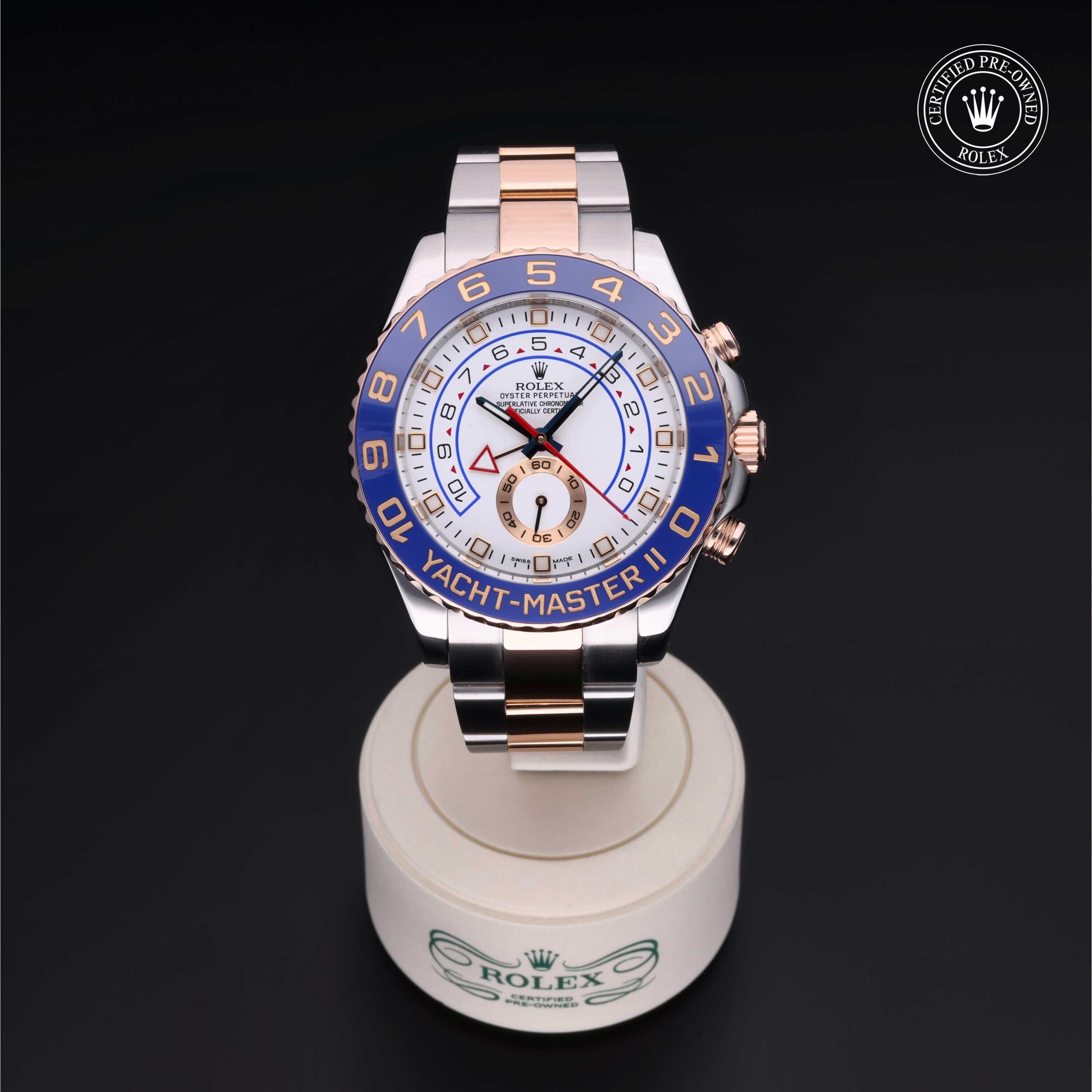 Rolex CPO Yacht-Master M116681 front on white background