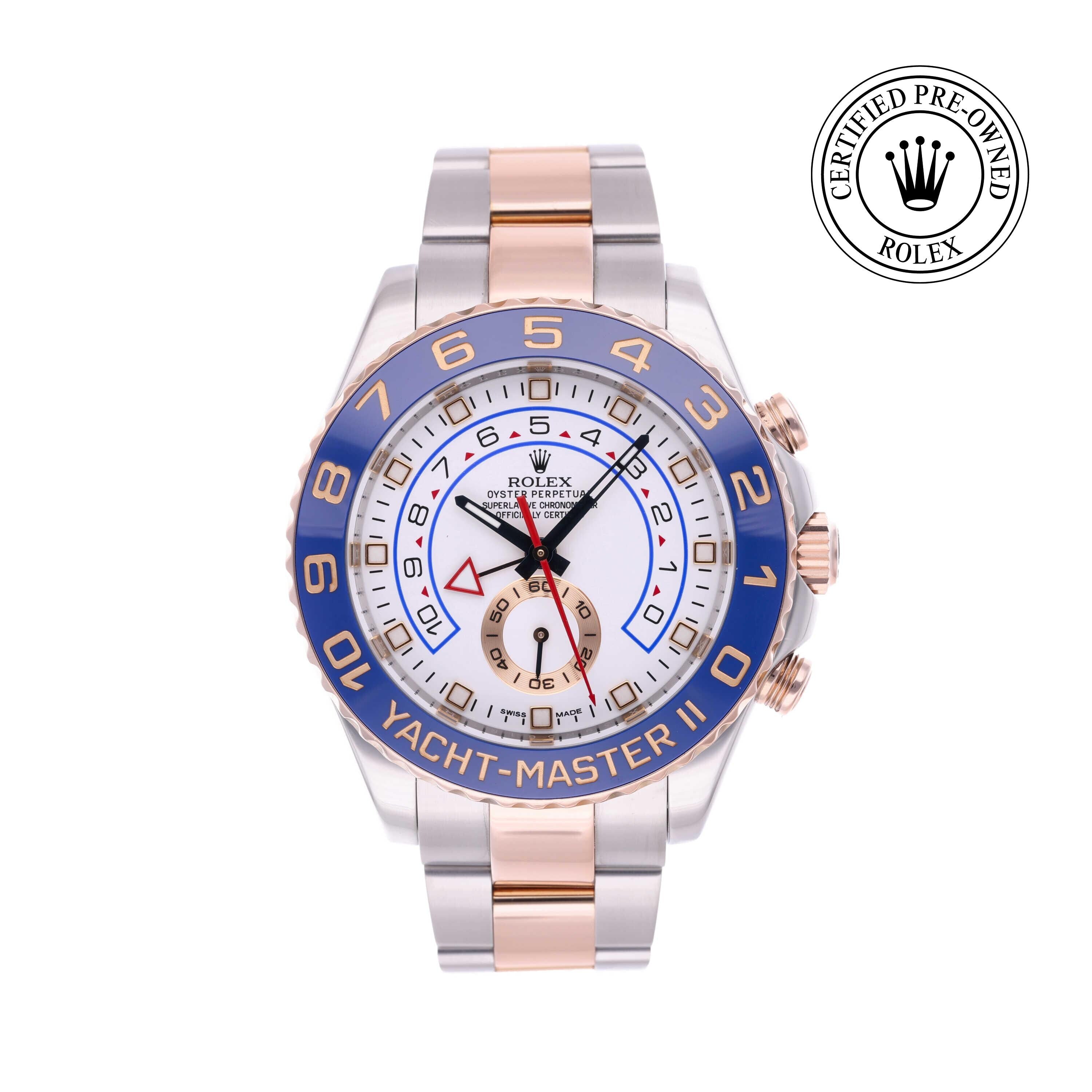 Rolex CPO Yacht-Master M116681 front on white background