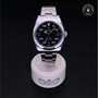 Rolex Certified Pre-owned Air-King M116900-0001 front on black background