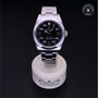 Rolex Certified Pre-owned Air-King M116900-0001 front on black background