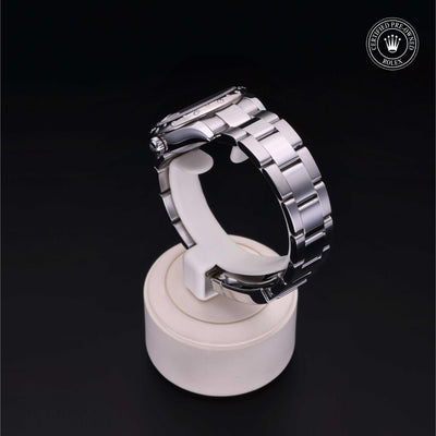 Rolex Certified Pre-owned Lady Datejust M178344-0025 front on black background