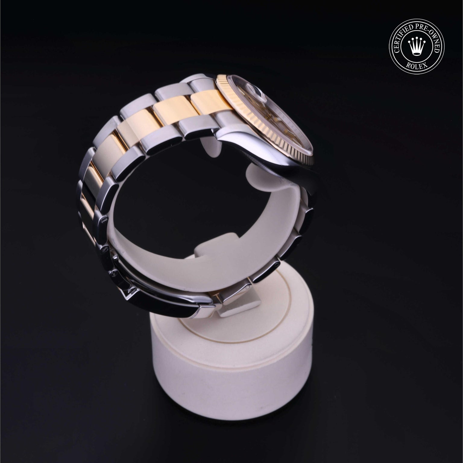 Rolex CPO Datejust M126233 front on white background