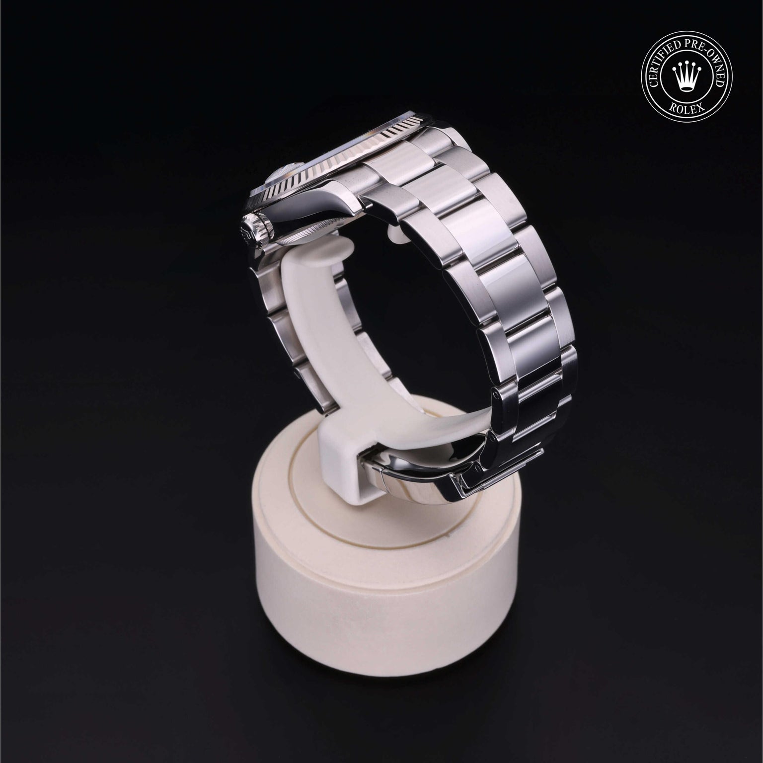 Rolex CPO Datejust M126234 front on white background