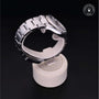 Rolex Certified Pre-owned Datejust M126234-0030 front on black background