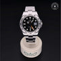 Rolex Certified Pre-owned Explorer M216570-0002 front on black background