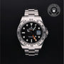Rolex Certified Pre-owned Explorer M216570-0002 front on black background