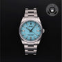 Rolex Certified Pre-owned Oyster Perpetual M126000-0006 front on black background