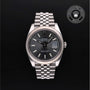 Rolex Certified Pre-owned Datejust M126334-0014 front on black background