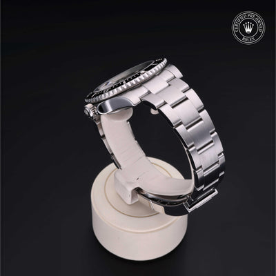 Rolex CPO Submariner M116610LN front on white background