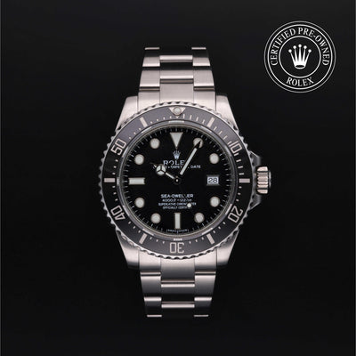 Rolex CPO Sea-Dweller M116600 front on white background