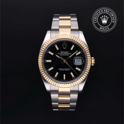 Rolex CPO Datejust M126333 front on white background