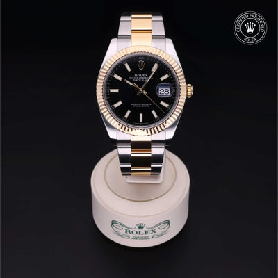 Rolex CPO Datejust M126333 front on white background