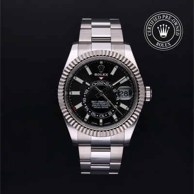 Rolex Certified Pre-owned Sea-Dweller M326934-0005 front on black background