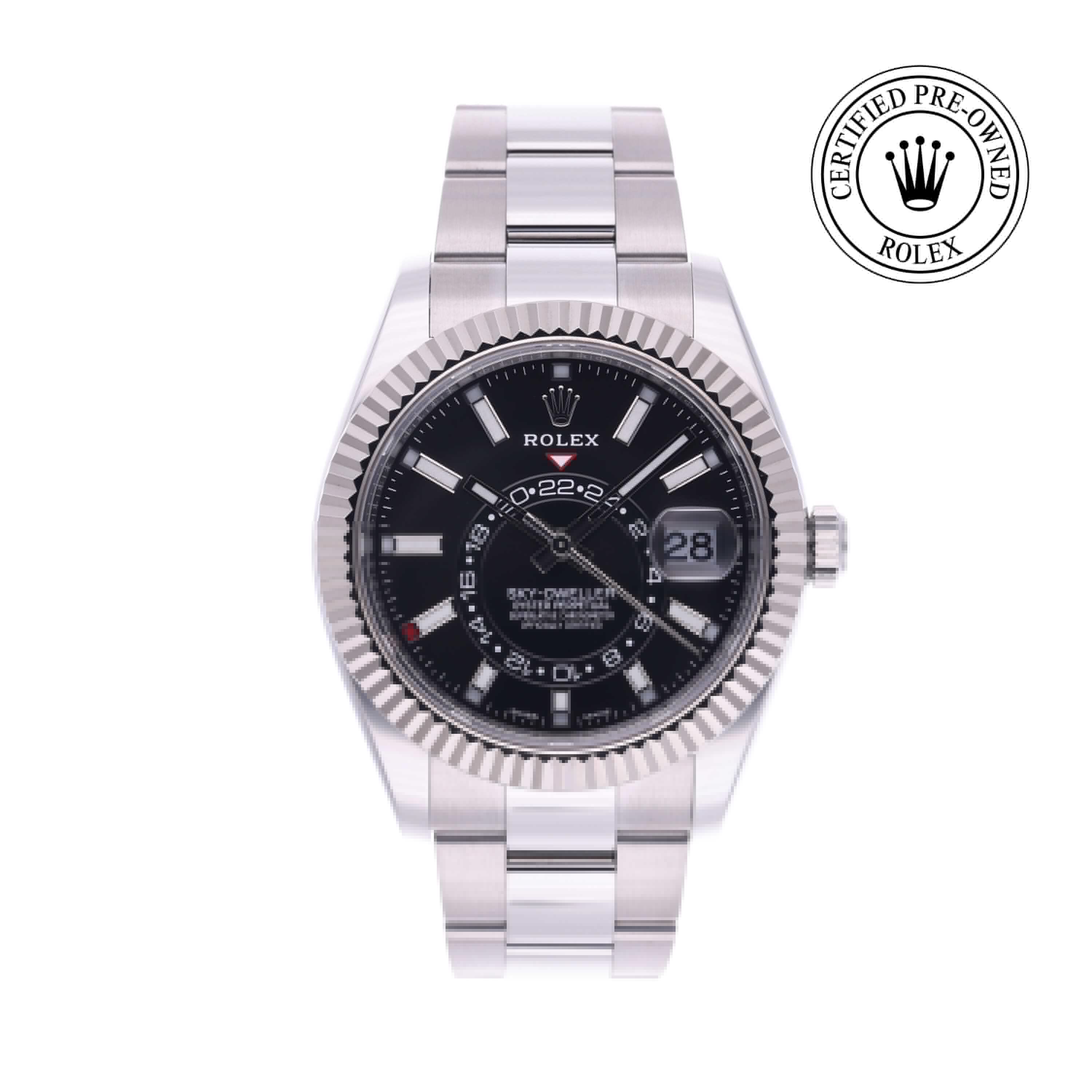 Rolex Certified Pre-owned Sea-Dweller M326934-0005 front on white background