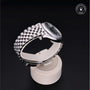 Rolex Certified Pre-owned Datejust M126200-0023 front on black background