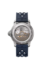 Fifty Fathoms Automatique | 38.3mm, Sunburst Blue Dial, Rubber Strap