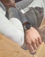 Fifty Fathoms Automatique | 43.3mm, Sunburst Black Dial, Rubber Strap