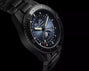 Bathyscaphe Quantième Complet Phases de Lune | 43.6mm, Sunburst Gradient Blue Dial, Sail-Canvas Strap
