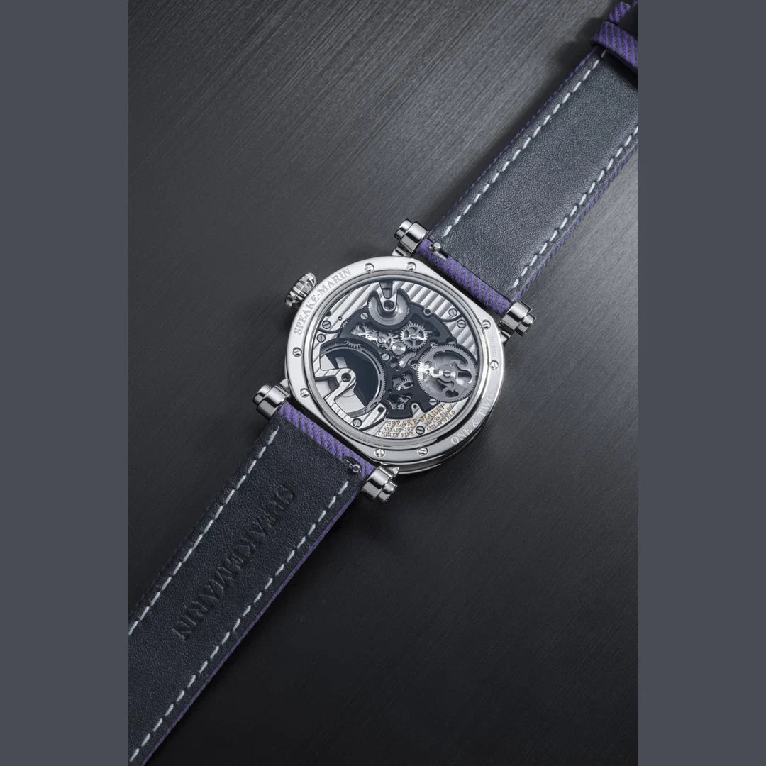 Speake Marin Openworked Tourbillon Purple Hour | 42mm, Titanium, Men's Watch