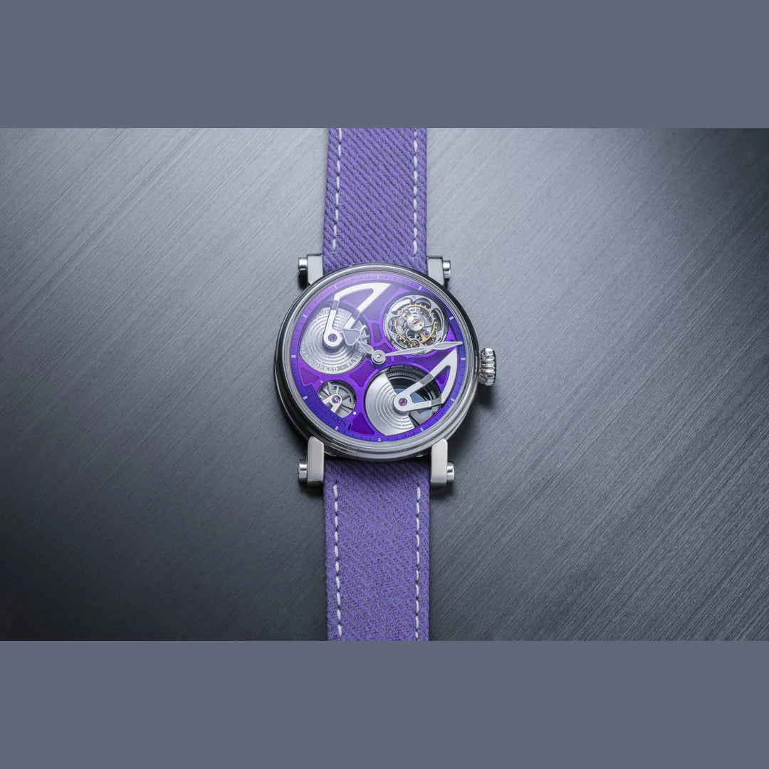 Speake Marin Openworked Tourbillon Purple Hour | 42mm, Titanium, Men's Watch