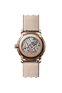 Villeret Quantième Phases de Lune | 33.2mm, Brown Gold Dial, Alligator Leather Strap