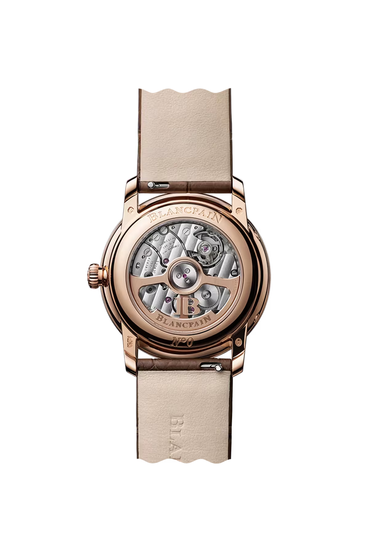 Villeret Quantième Phases de Lune | 33.2mm, Brown Gold Dial, Alligator Leather Strap