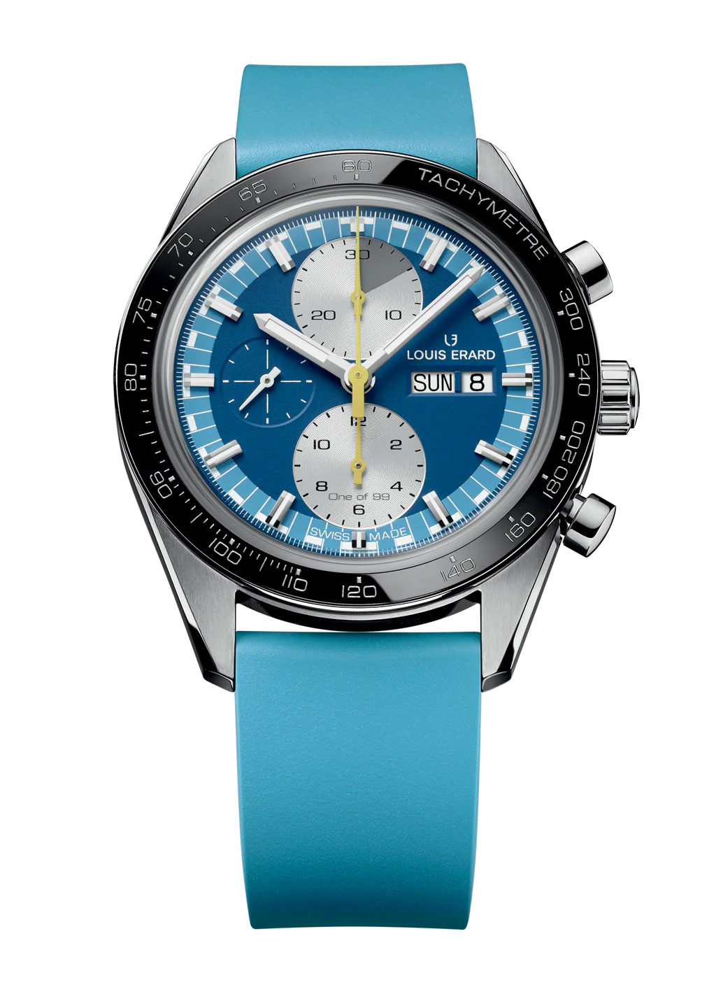 Louis Erard 2300 Sport Chronograph Blue Front
