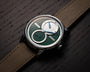 Le Régulateur Louis Erard x KUDOKE Forest Green Face Up