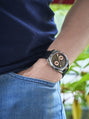 Louis Erard X Konstantin Chaykin Unfrogettable Brown Limited Edition | 40mm, Titanium
