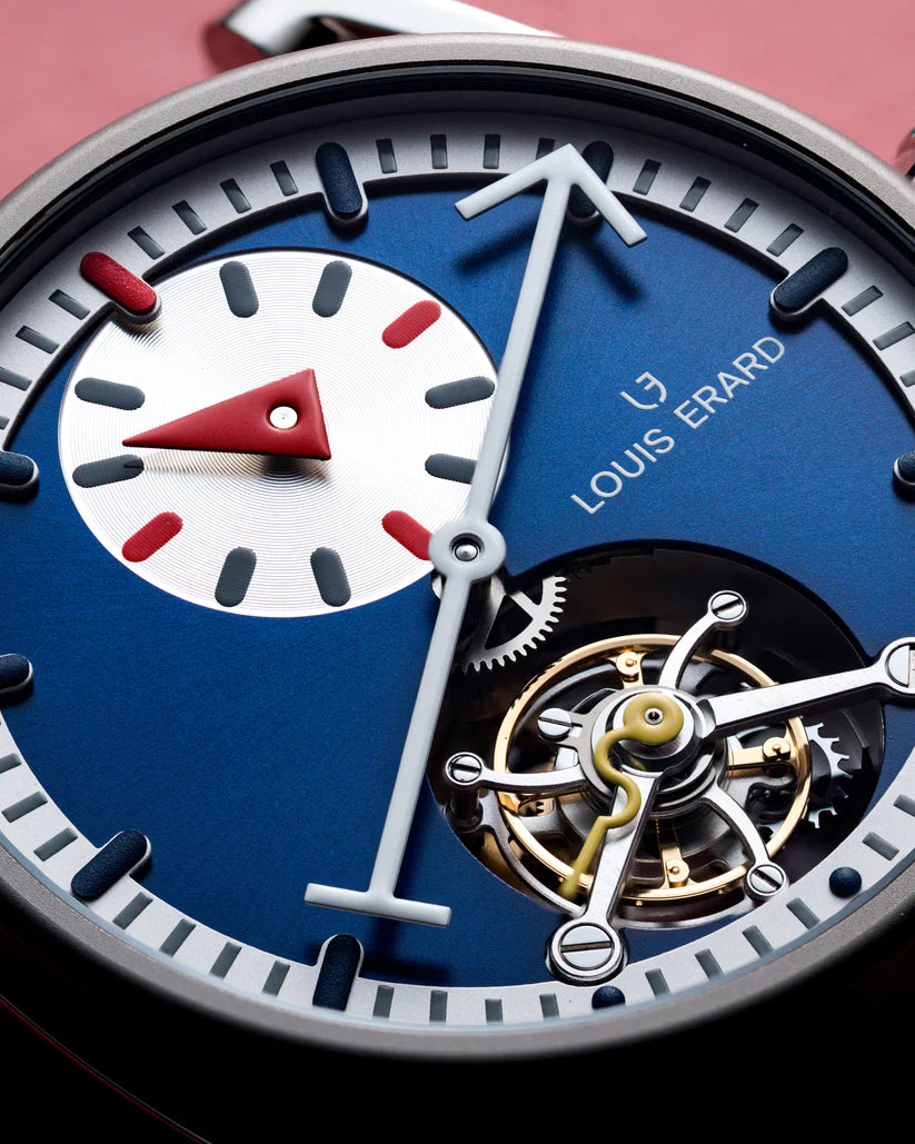 Le Régulateur Tourbillion Louis Erard x Alain Silberstein Blue