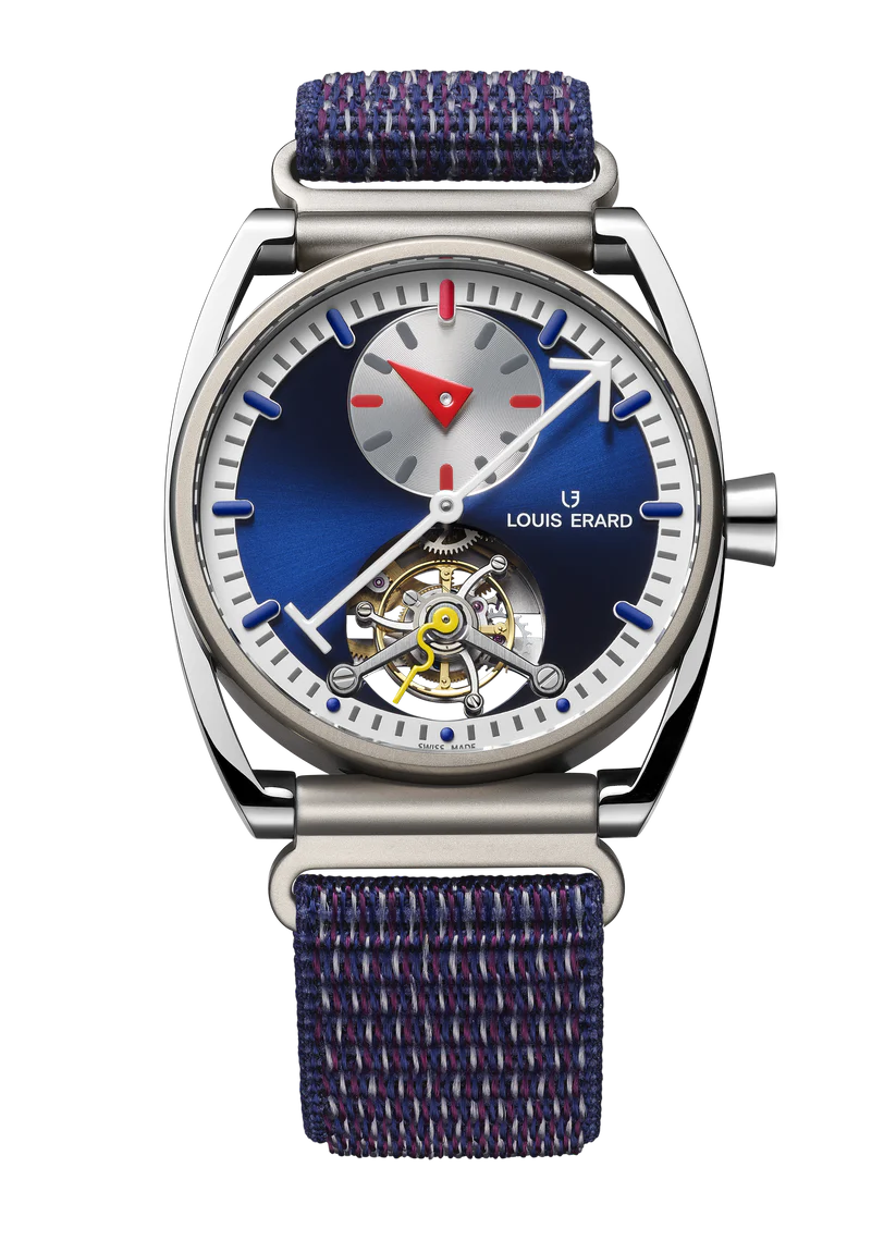 Le Régulateur Tourbillion Louis Erard x Alain Silberstein Blue