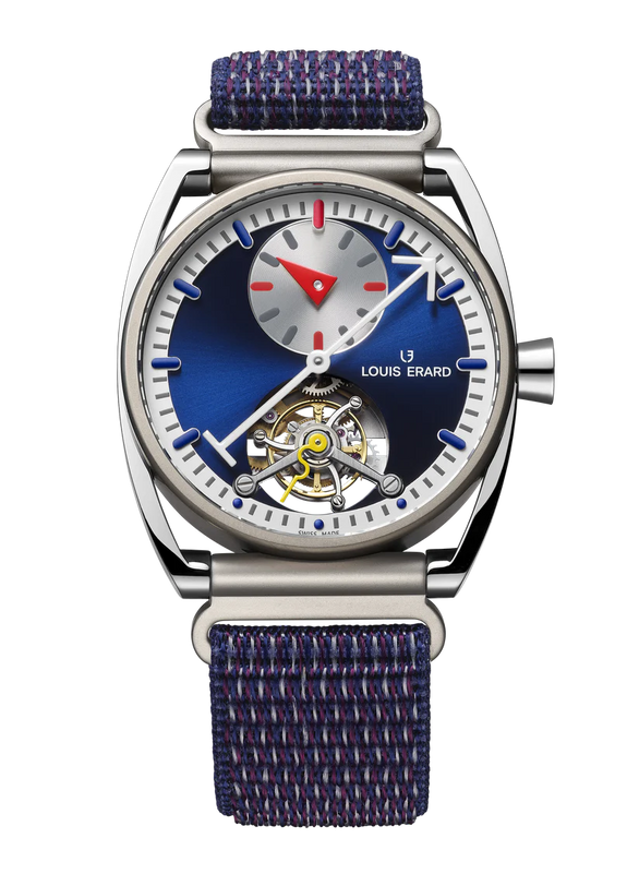 Le Régulateur Tourbillion Louis Erard x Alain Silberstein Blue