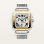Cartier Santos de Cartier Large Model W2SA0035 front on white background