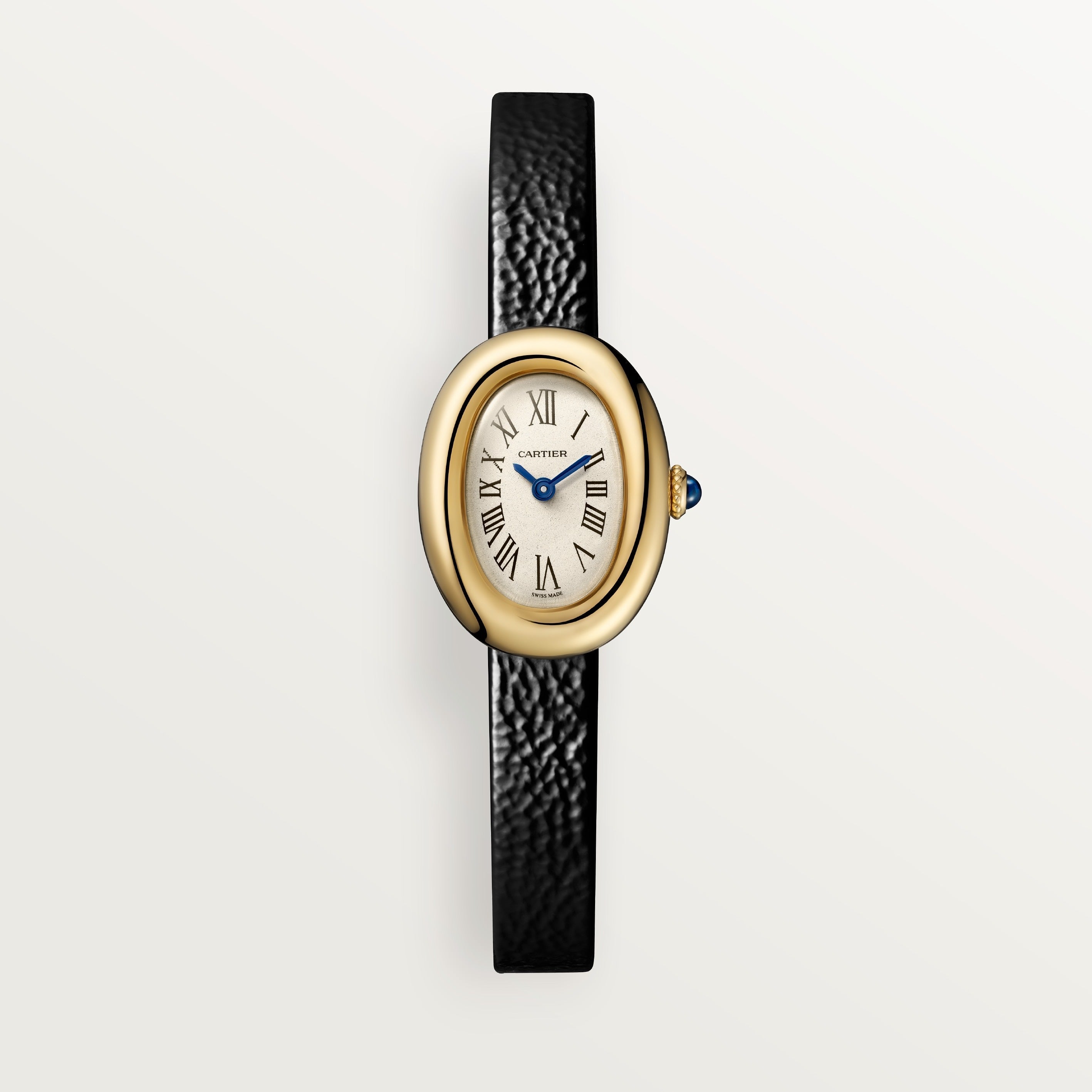 Cartier Baignoire Mini Model WGBA0075 front on white background