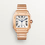 Cartier Santos de Cartier Large Model WGSA0018 front on white background