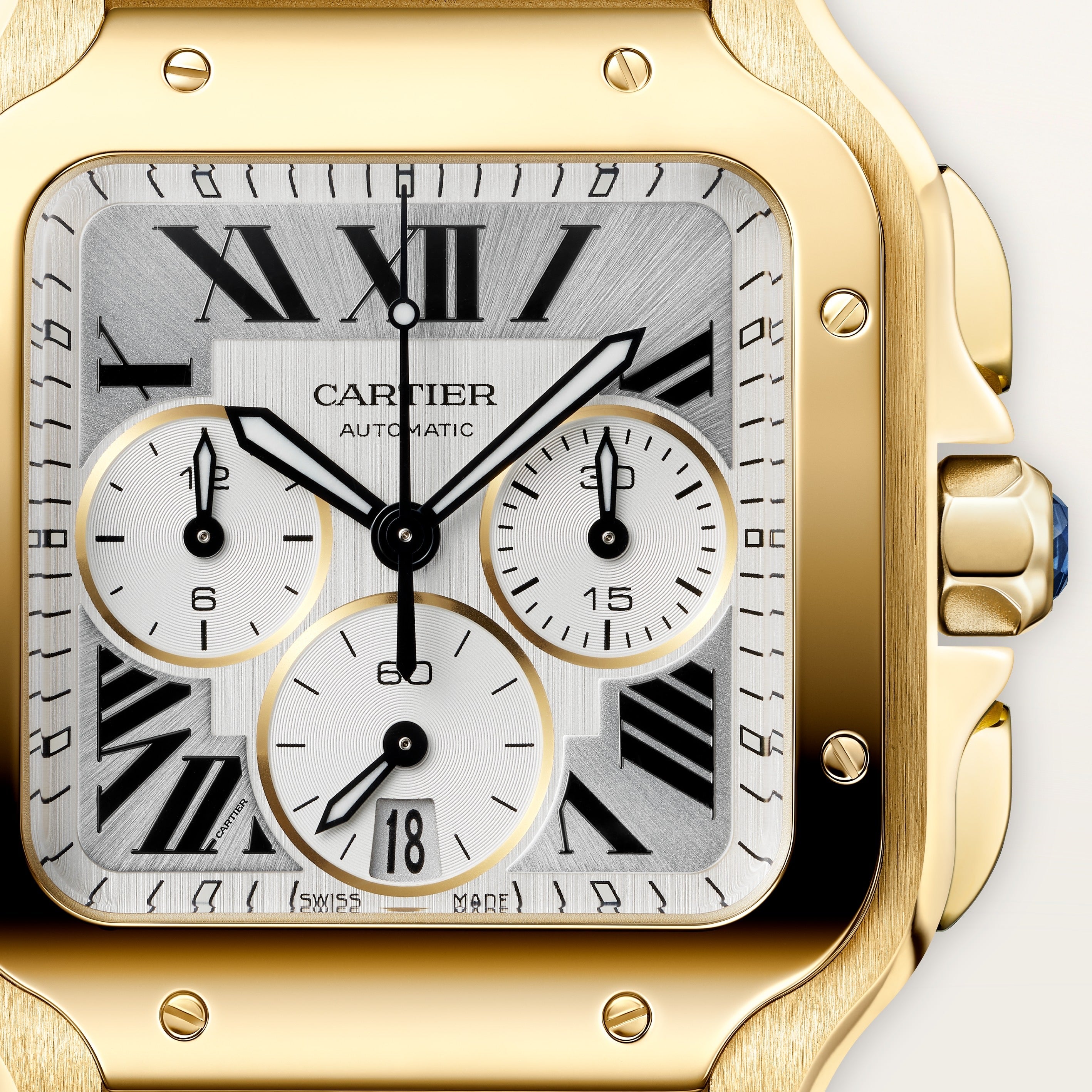 Cartier Santos de Cartier Large Model WGSA0110 view 2