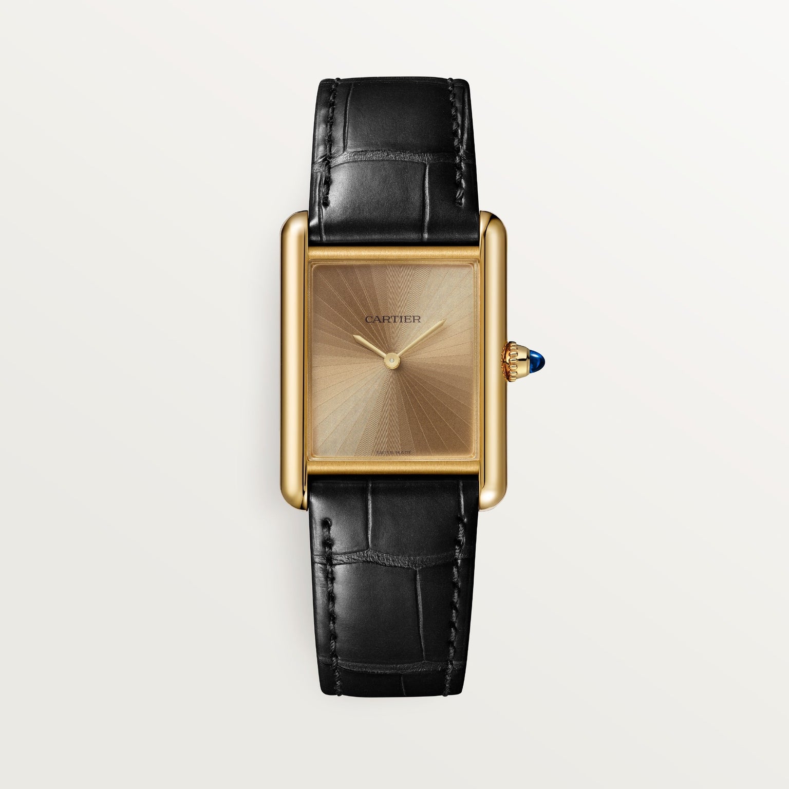 Cartier Tank Louis Cartier Medium Model WGTA0211 front on white background