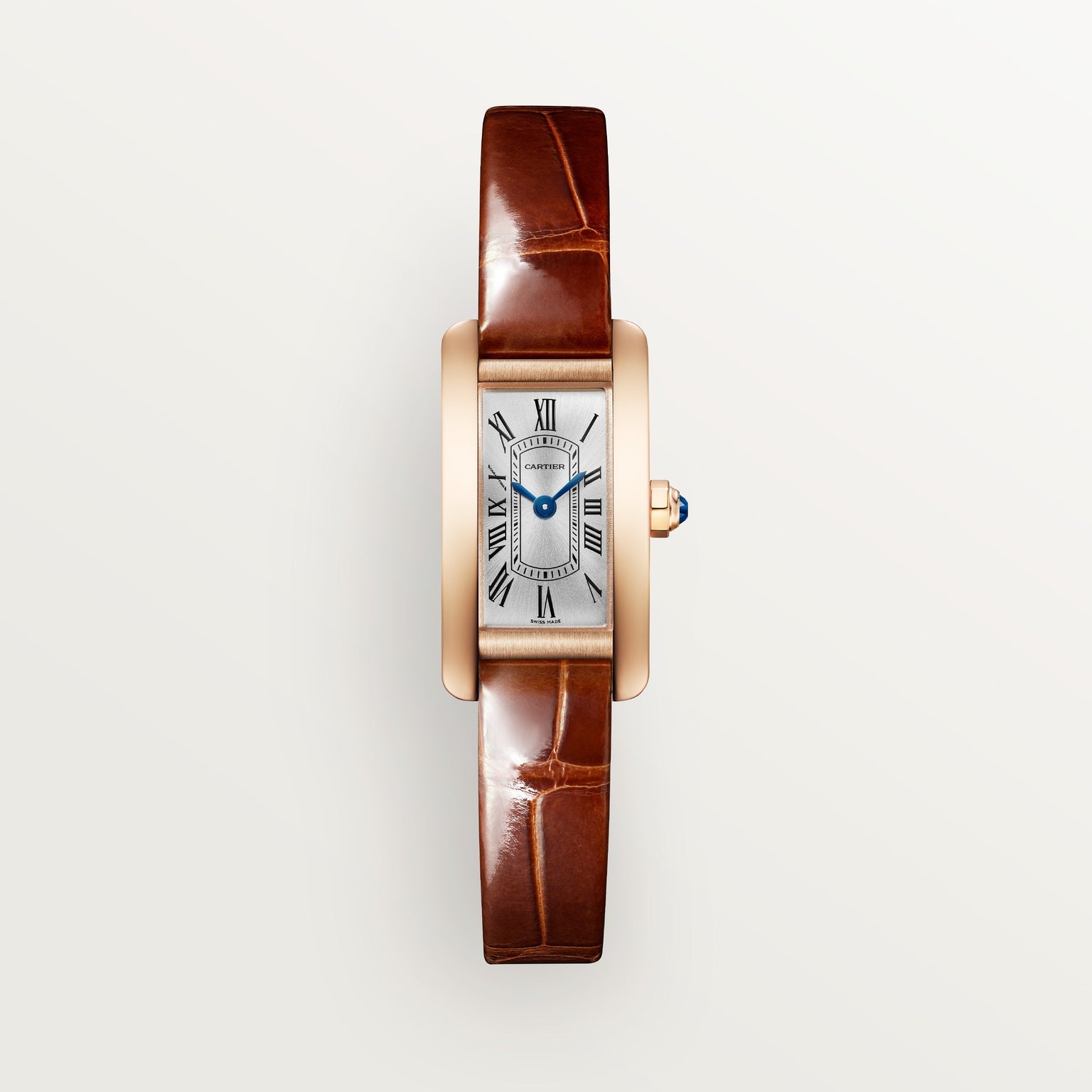 Cartier Tank Américaine Mini Model WGTA0341 front on white background