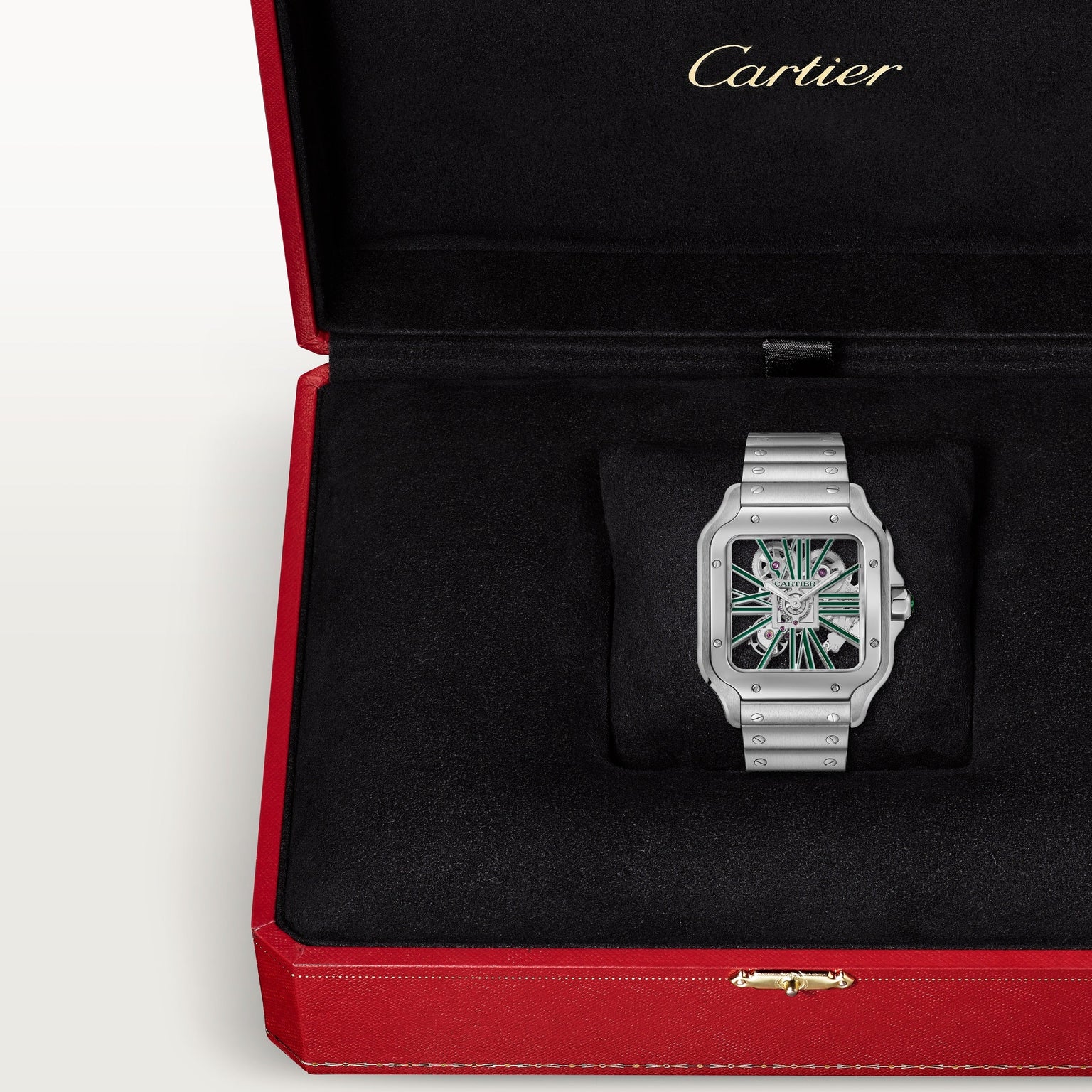 Cartier Santos de Cartier Skeleton Large Model WHSA0028 view 8