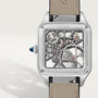 Cartier Santos-dumont Skeleton Equipped with A Micro-rotor Large Model WHSA0044 view 5