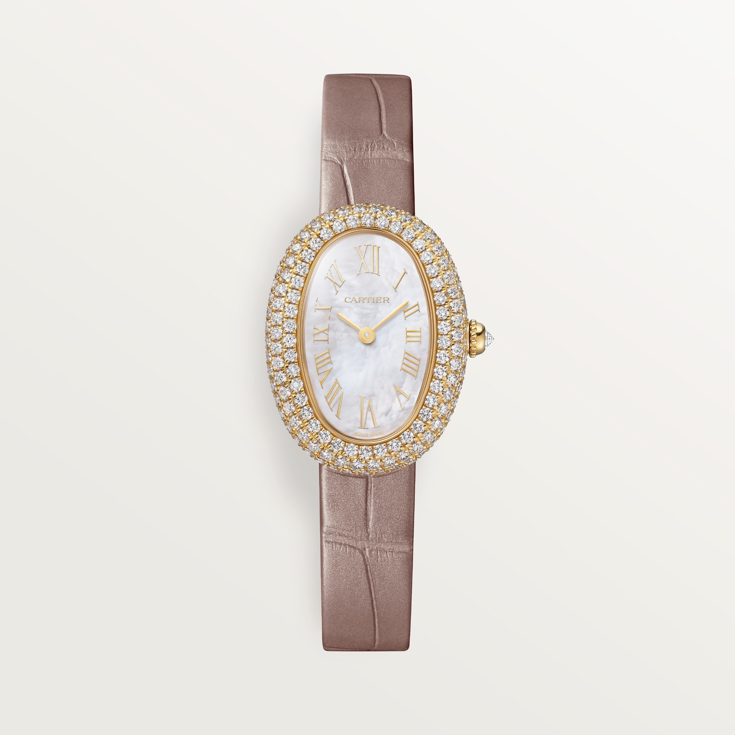 Cartier Baignoire Small Model WJBA0048 front on white background